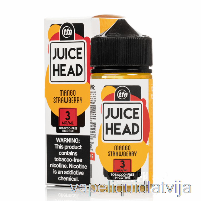 Mango Zemeņu - Sulas Galva - 100ml 0mg Vape šķidrums